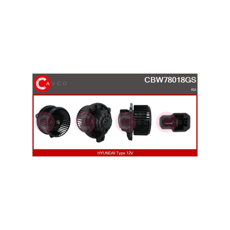 Pulseur d'air habitacle CASCO