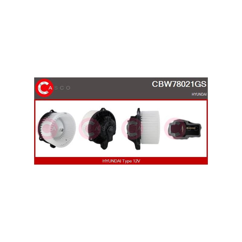 Pulseur d'air habitacle CASCO