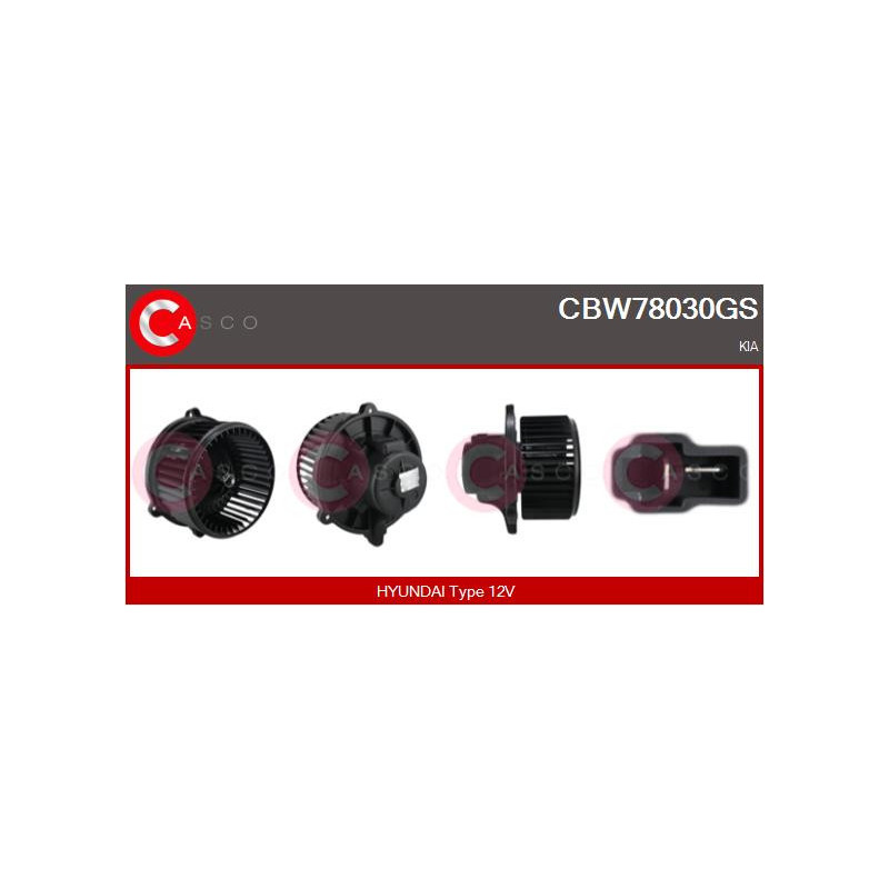 Pulseur d'air habitacle CASCO