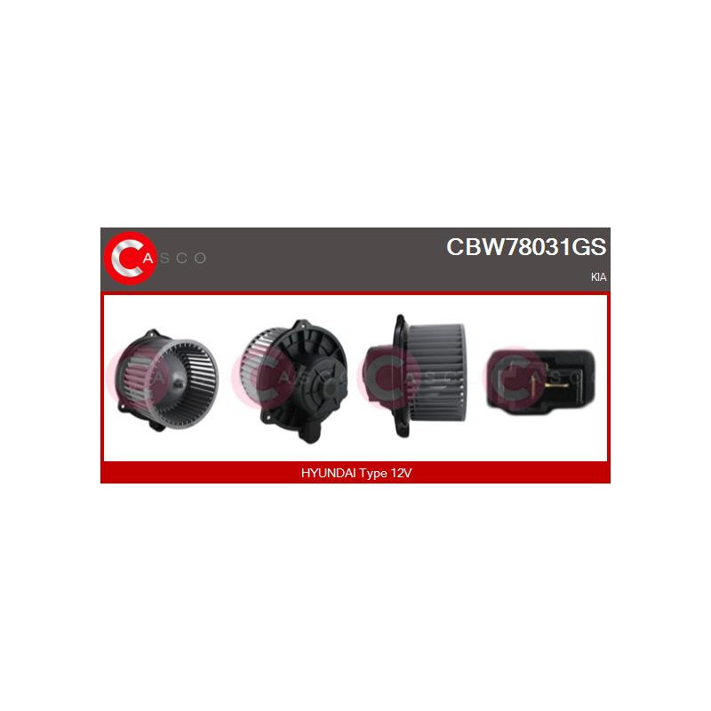 Pulseur d'air habitacle CASCO