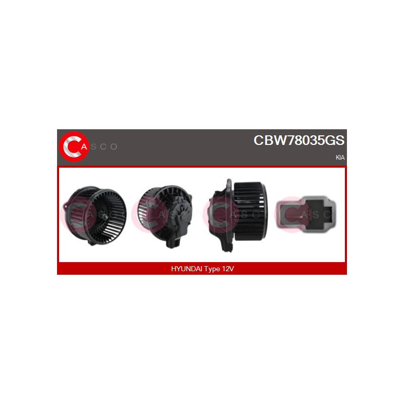 Pulseur d'air habitacle CASCO