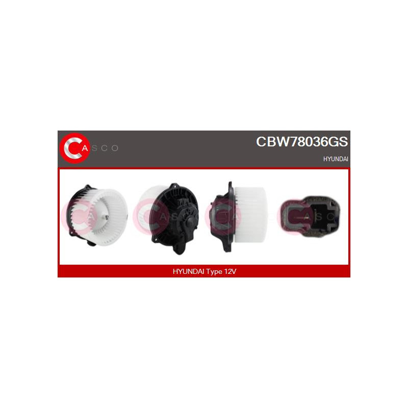Pulseur d'air habitacle CASCO
