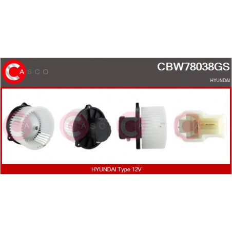 Pulseur d'air habitacle CASCO