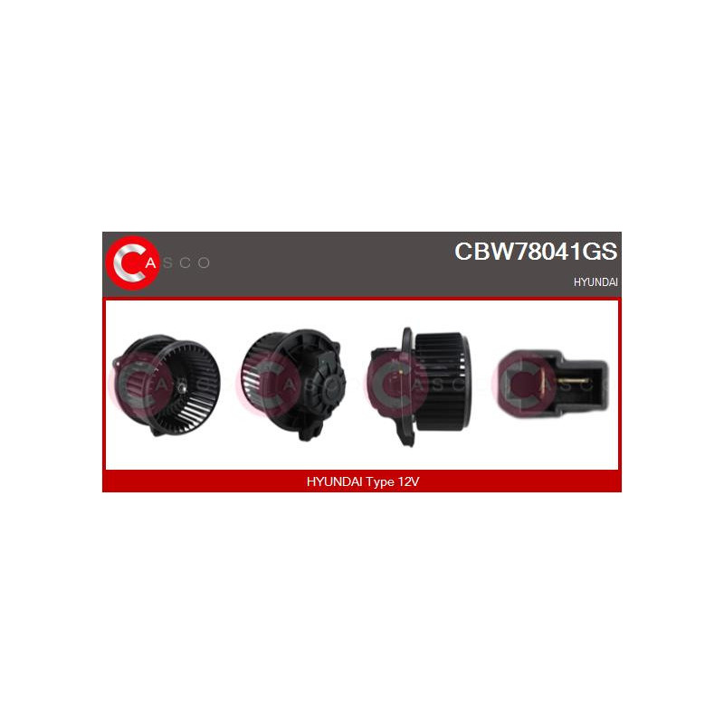 Pulseur d'air habitacle CASCO