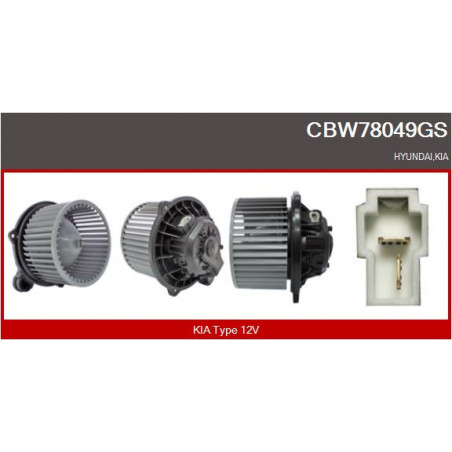 Pulseur d'air habitacle CASCO