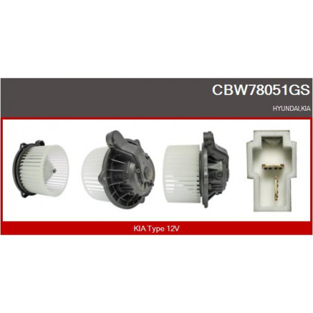 Pulseur d'air habitacle CASCO