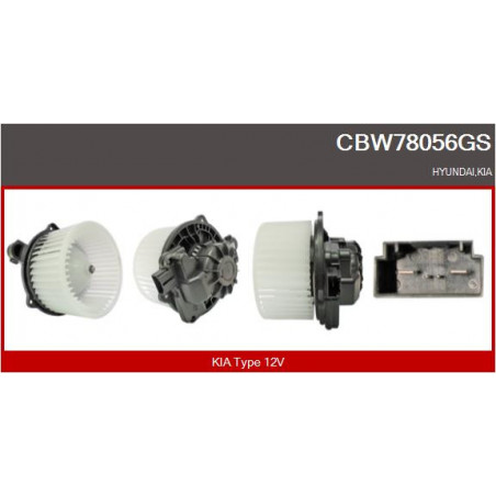 Pulseur d'air habitacle CASCO