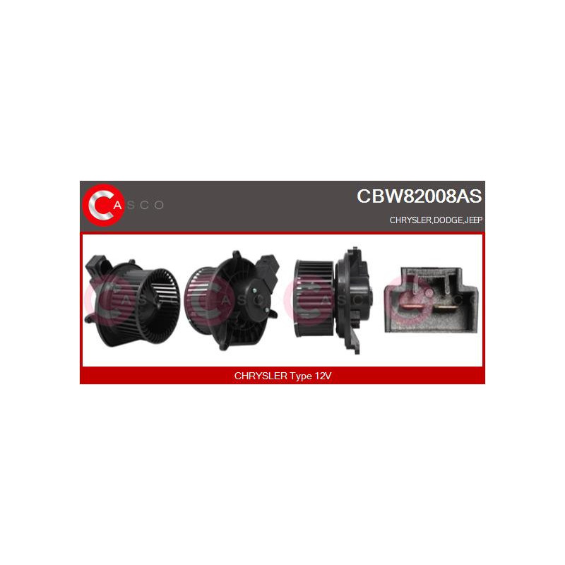 Pulseur d'air habitacle CASCO