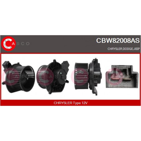 Pulseur d'air habitacle CASCO