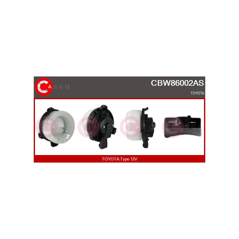 Pulseur d'air habitacle CASCO