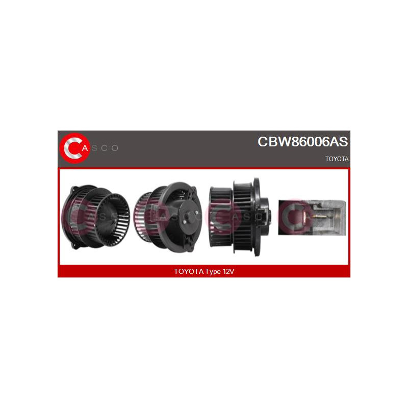 Pulseur d'air habitacle CASCO