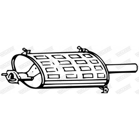 Silencieux arrière WALKER