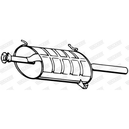 Silencieux arrière WALKER