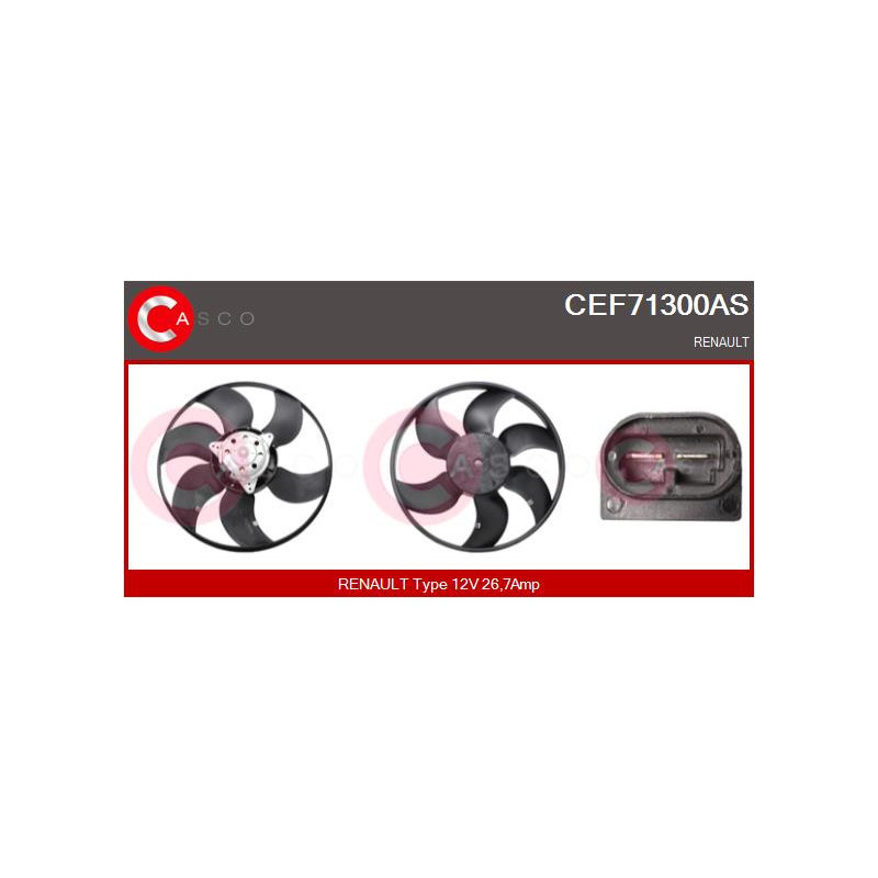 Ventilateur (refroidissement moteur) CASCO