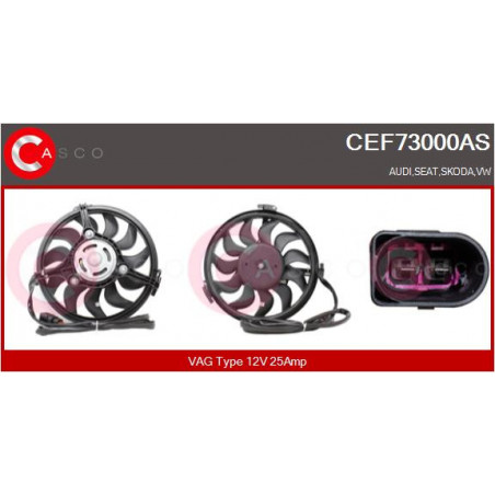 Moteur de ventilateur CASCO