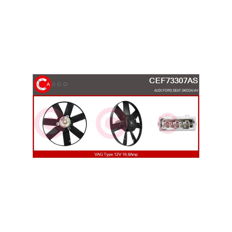 Ventilateur (refroidissement moteur) CASCO