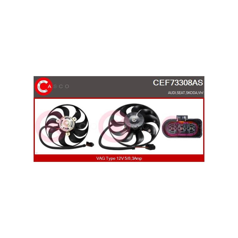 Ventilateur (refroidissement moteur) CASCO