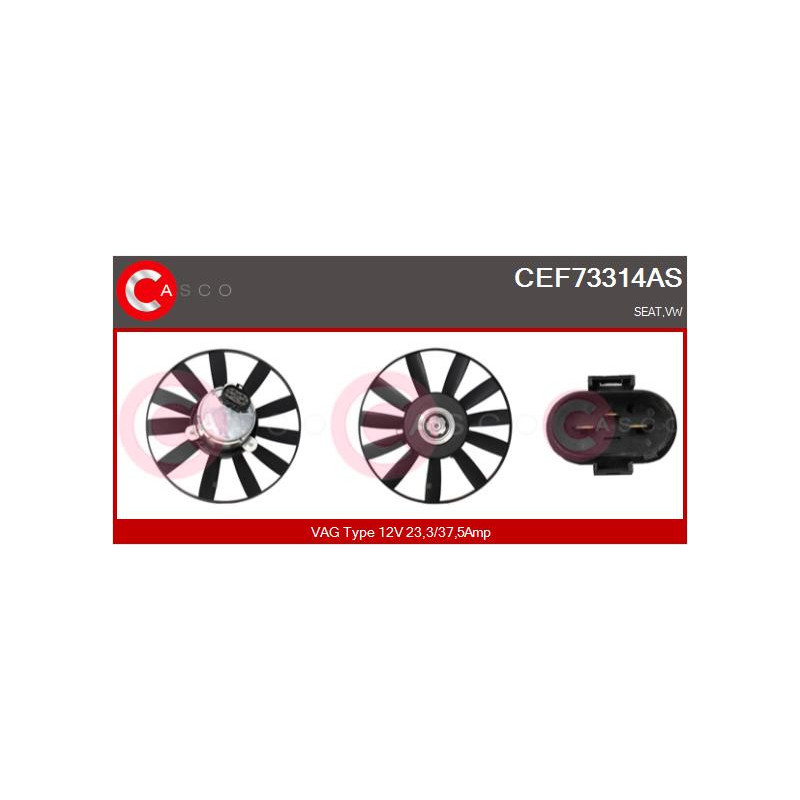 Ventilateur (refroidissement moteur) CASCO