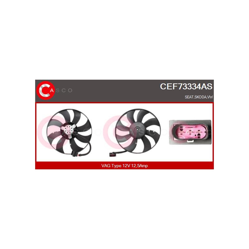 Ventilateur (refroidissement moteur) CASCO
