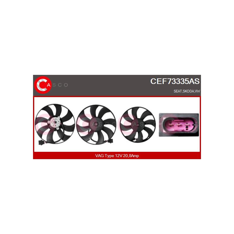 Ventilateur (refroidissement moteur) CASCO