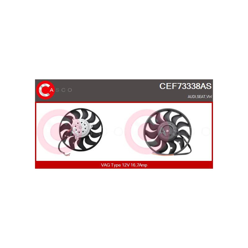 Ventilateur (refroidissement moteur) CASCO