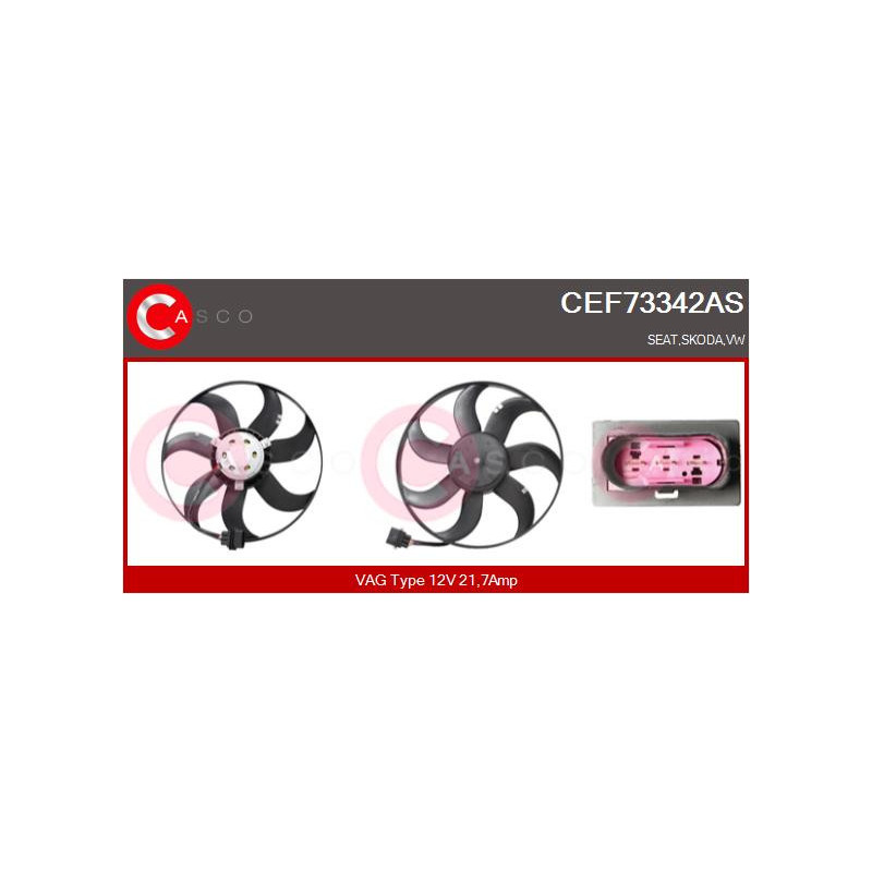 Ventilateur (refroidissement moteur) CASCO