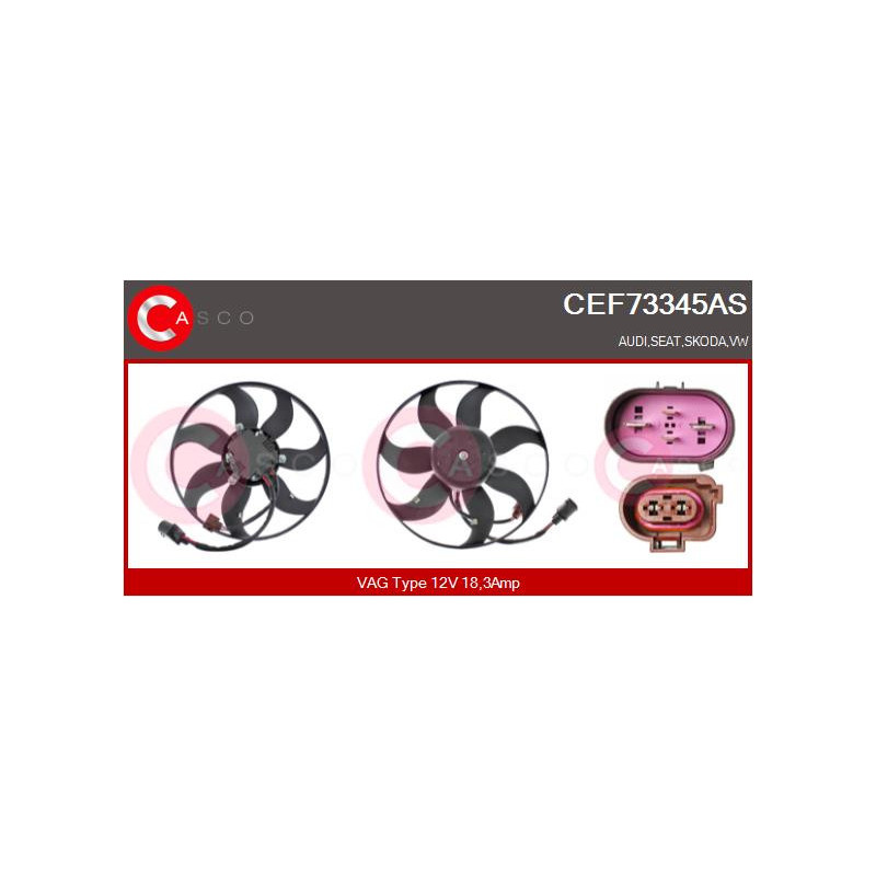 Ventilateur (refroidissement moteur) CASCO