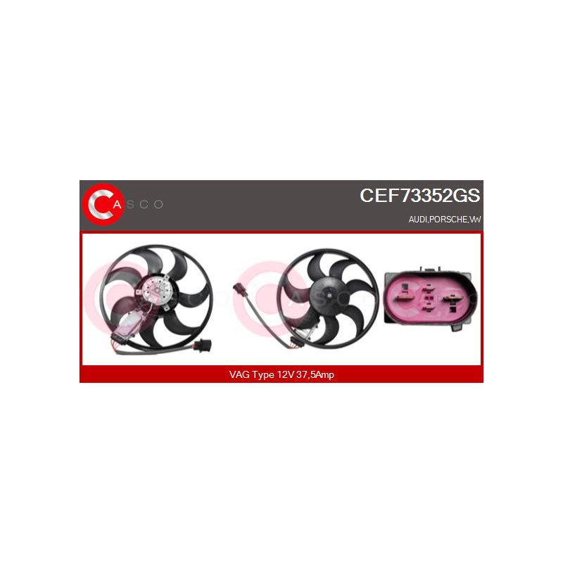 Ventilateur (refroidissement moteur) CASCO