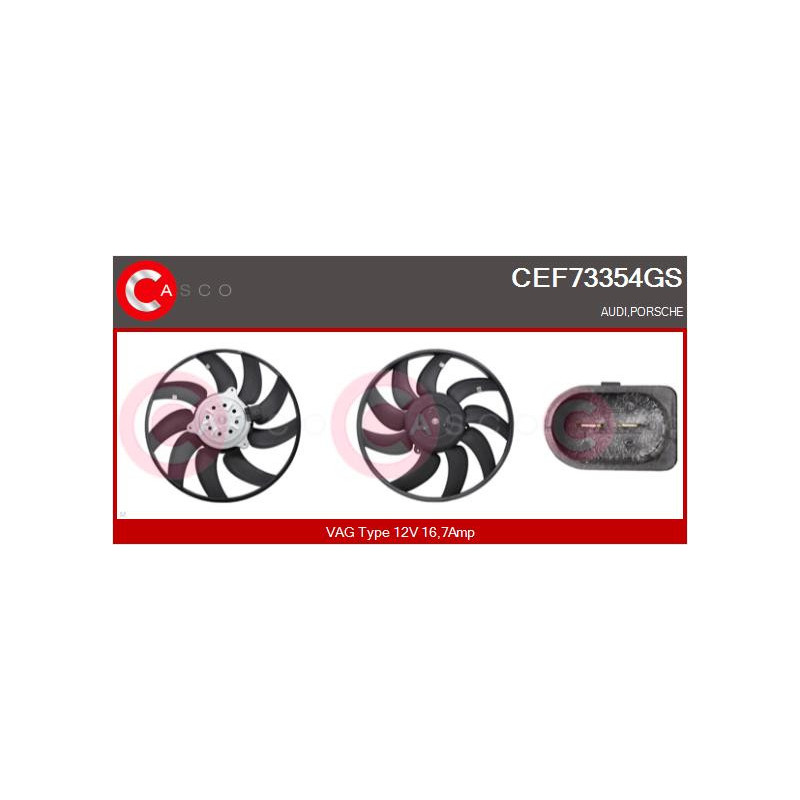 Ventilateur (refroidissement moteur) CASCO