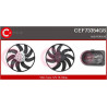 Ventilateur (refroidissement moteur) CASCO
