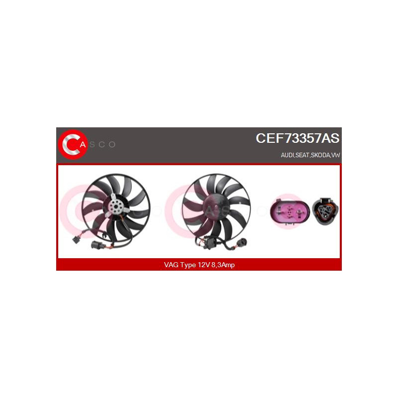 Ventilateur (refroidissement moteur) CASCO