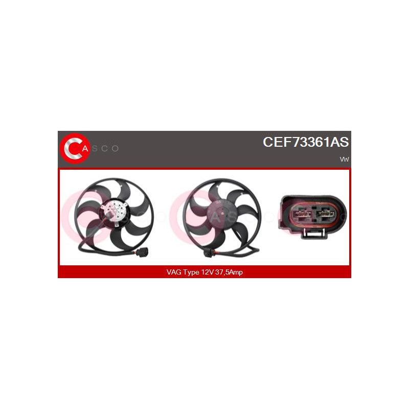 Ventilateur (refroidissement moteur) CASCO