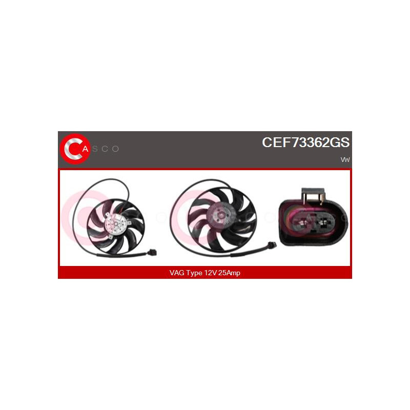 Ventilateur (refroidissement moteur) CASCO