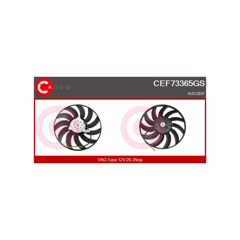 Ventilateur (refroidissement moteur) CASCO