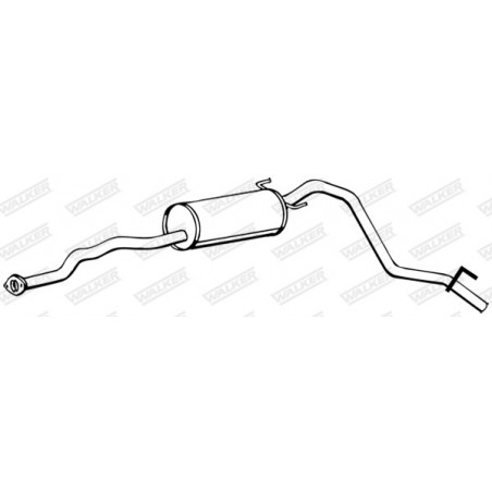 Silencieux arrière WALKER