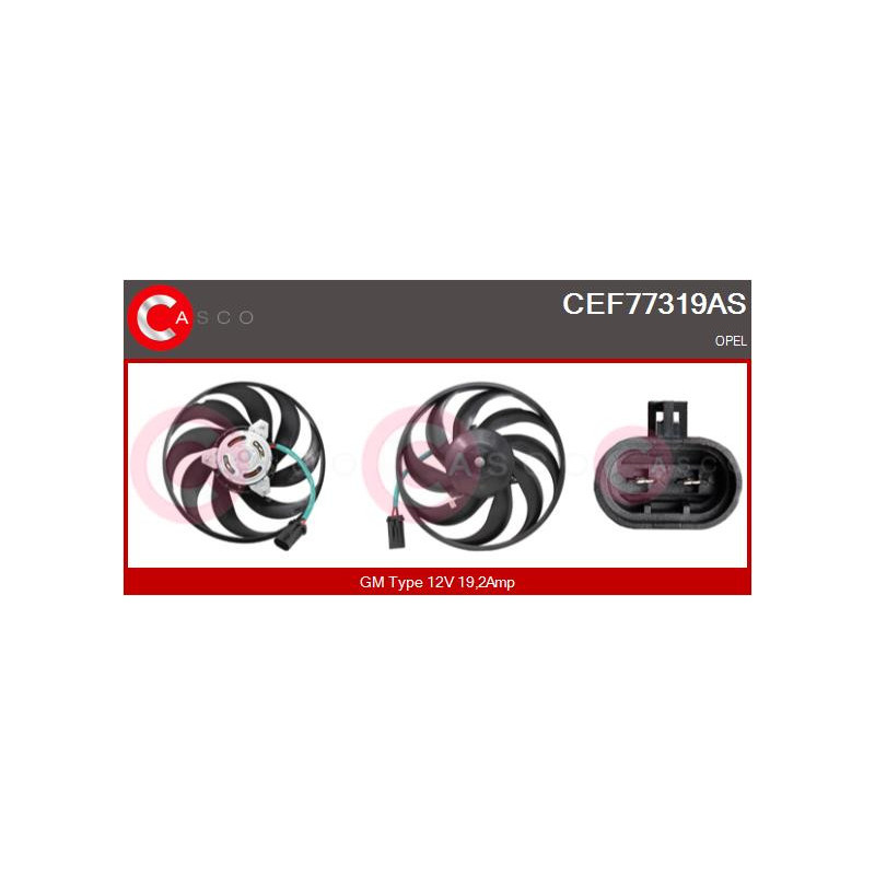 Ventilateur (refroidissement moteur) CASCO