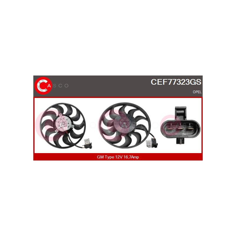 Ventilateur (refroidissement moteur) CASCO