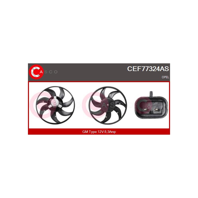 Ventilateur (refroidissement moteur) CASCO