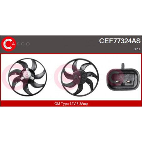 Ventilateur (refroidissement moteur) CASCO