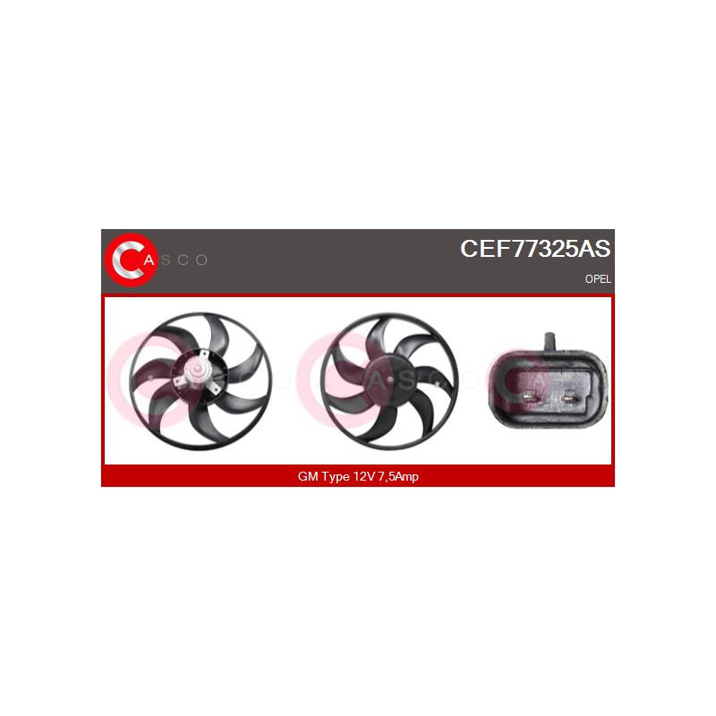 Ventilateur (refroidissement moteur) CASCO