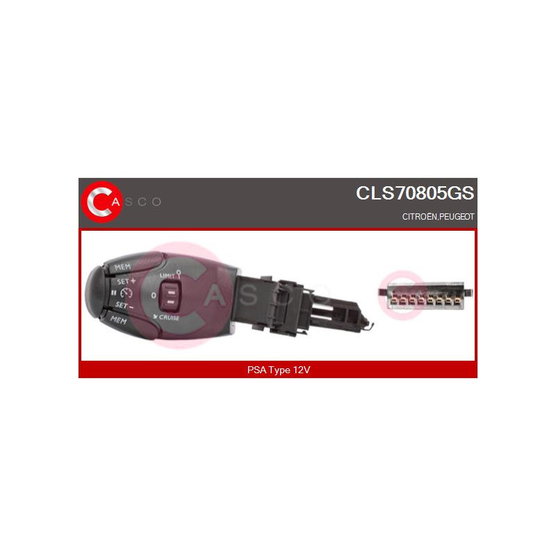 Interrupteur de commande (régulateur de vitesse) CASCO