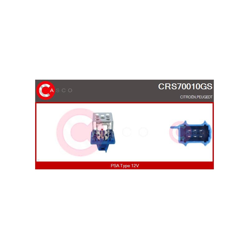 Résistance (pulseur d'air habitacle) CASCO