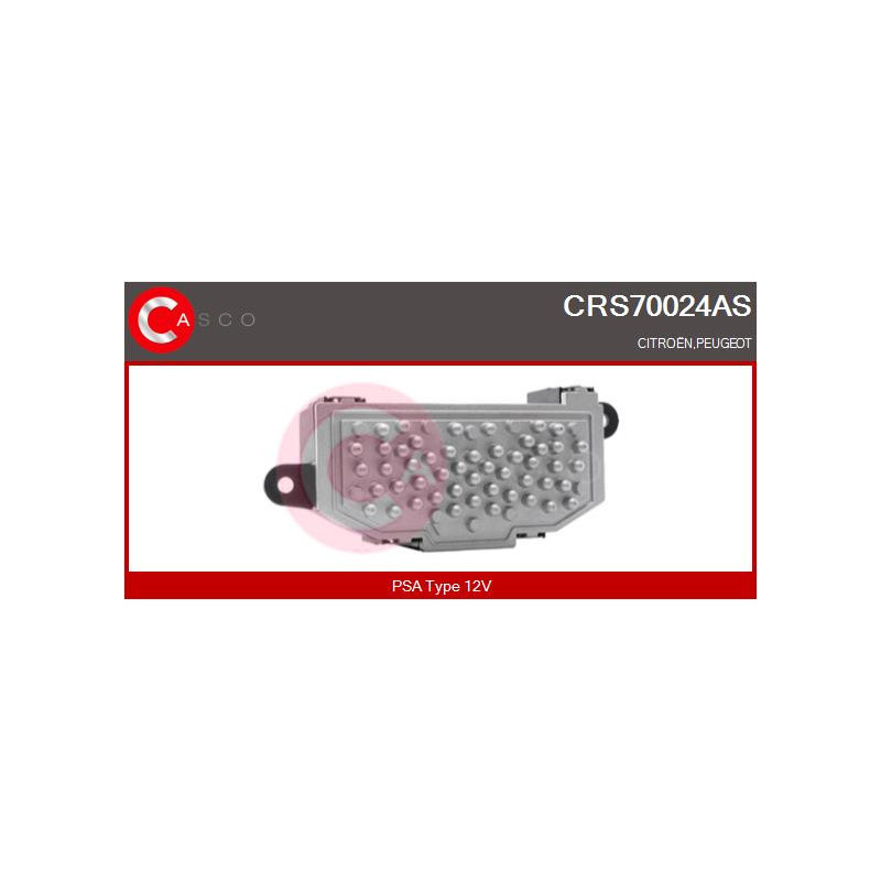 Résistance (pulseur d'air habitacle) CASCO