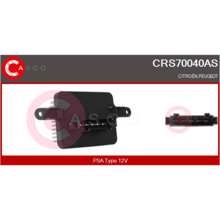 Résistance (pulseur d'air habitacle) CASCO