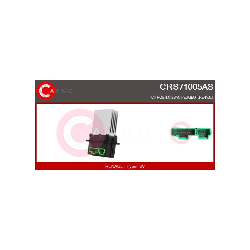 Résistance (pulseur d'air habitacle) CASCO