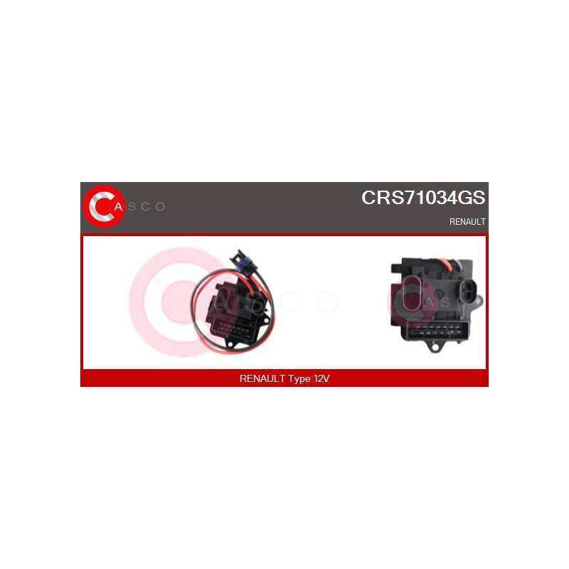 Résistance (pulseur d'air habitacle) CASCO