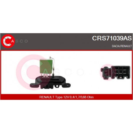 Résistance (pulseur d'air...