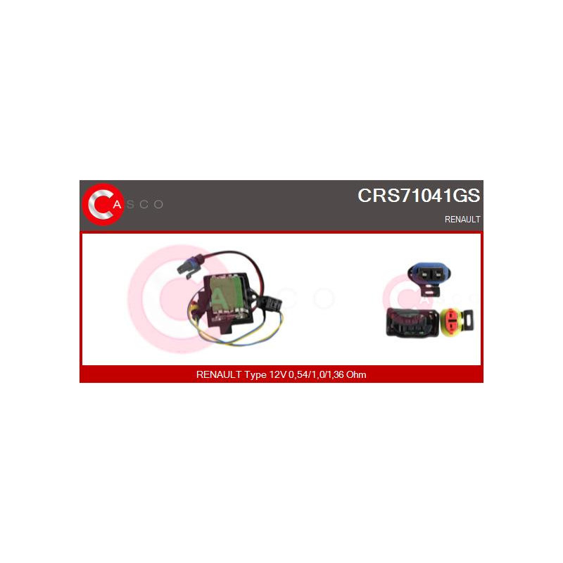 Résistance (pulseur d'air habitacle) CASCO