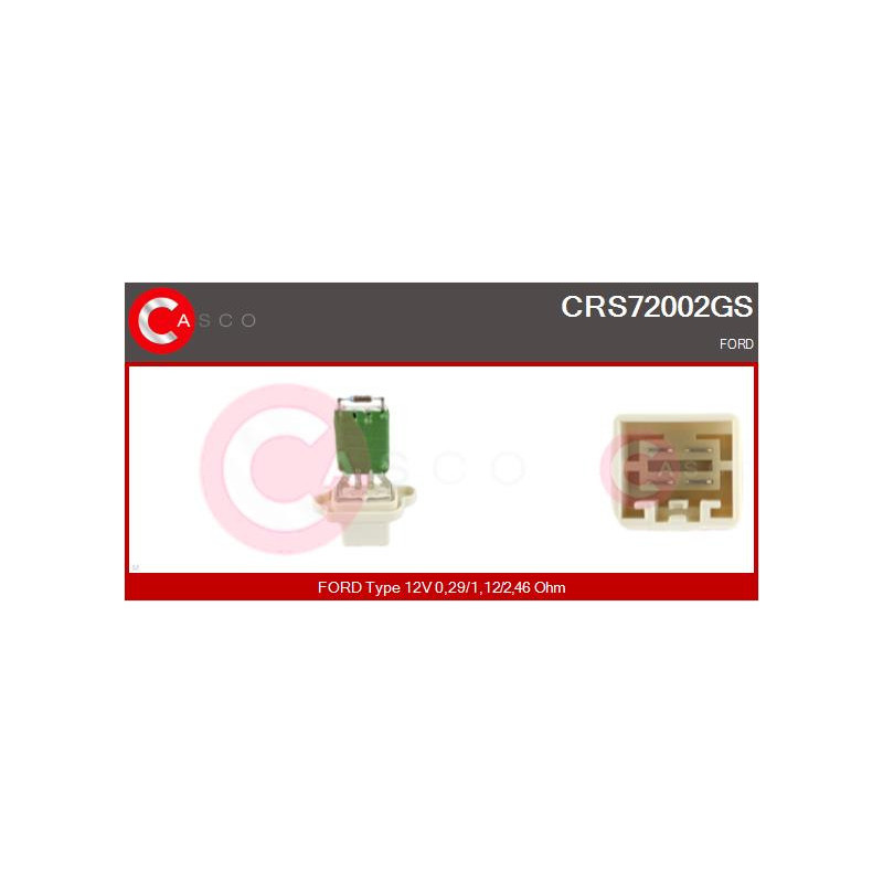 Résistance (pulseur d'air habitacle) CASCO