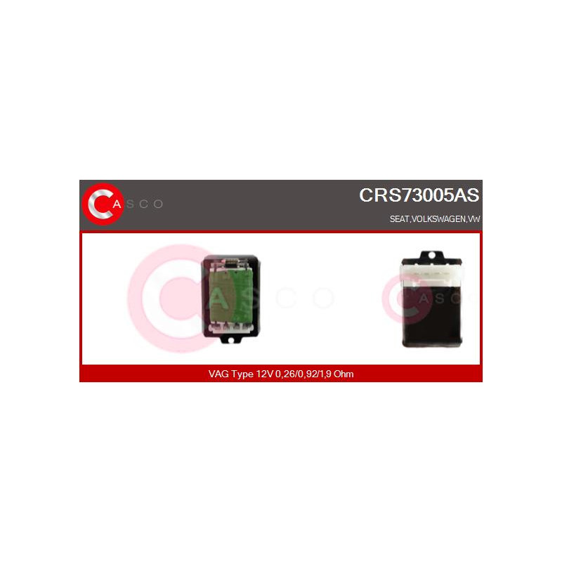 Résistance (pulseur d'air habitacle) CASCO